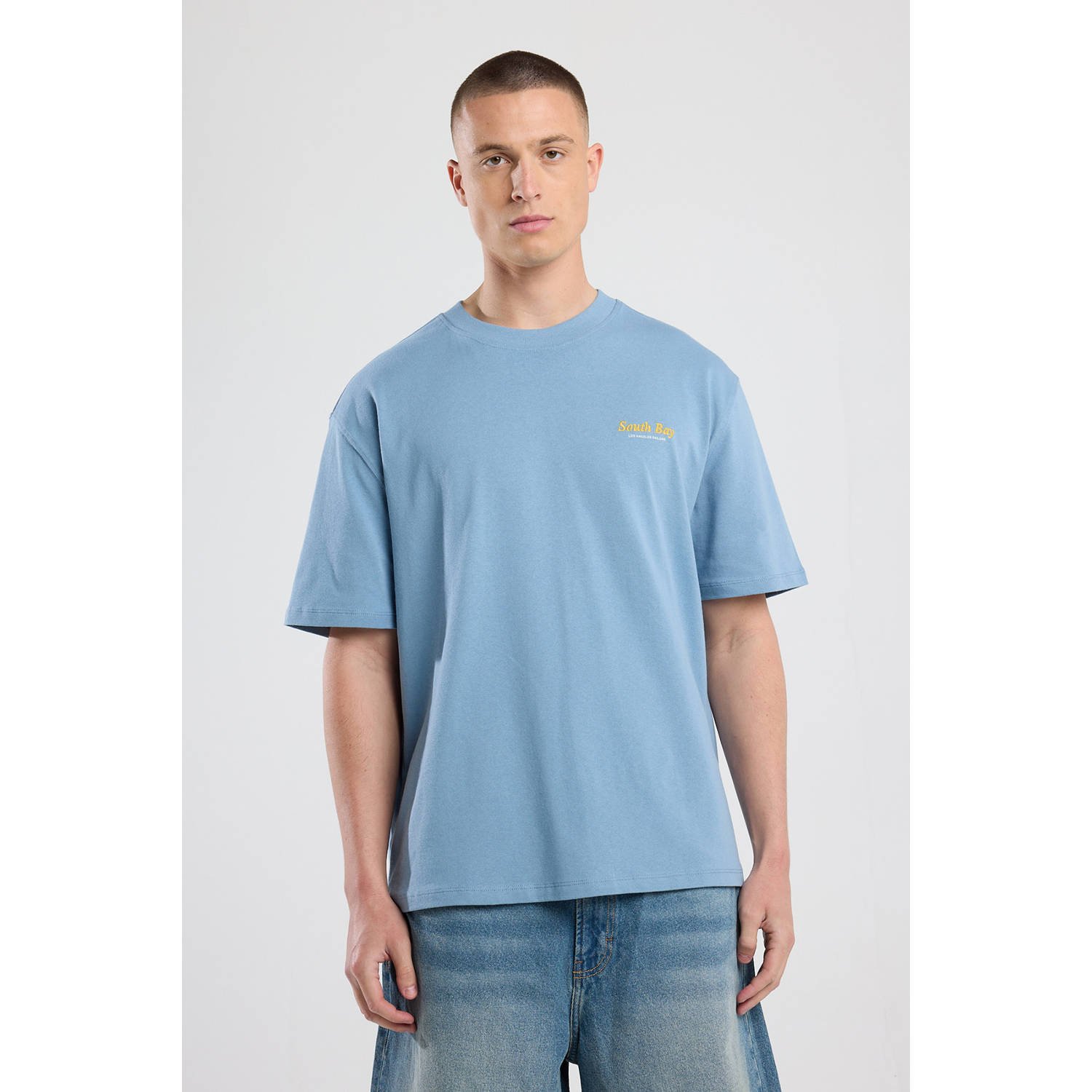 America Today T-shirt lichtblauw