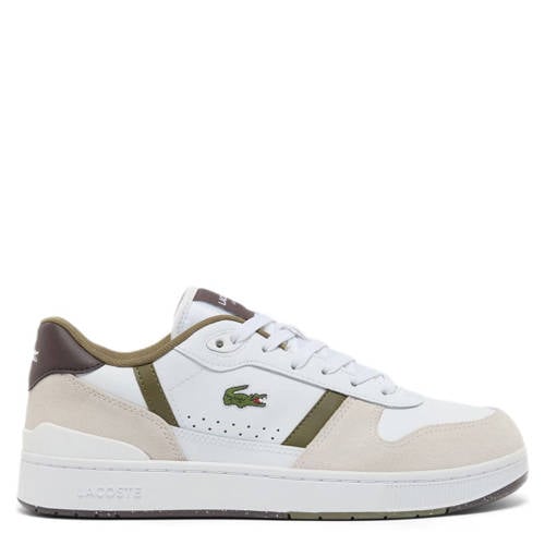 Lacoste T-Clip Set 225 1 sneakers wit/donkerbruin/ecru afbeelding