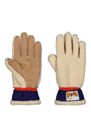 teddy handschoenen Isafjord beige
