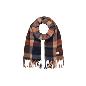 geruite sjaal Ketill donkerblauw/bruin