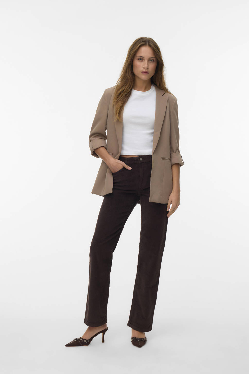 VERO MODA Damesblazer, Raspberry Sorbet, S