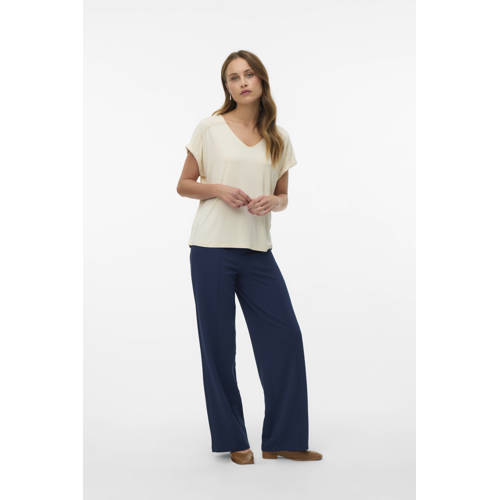 VERO MODA wide leg high waist palazzo broek afbeelding