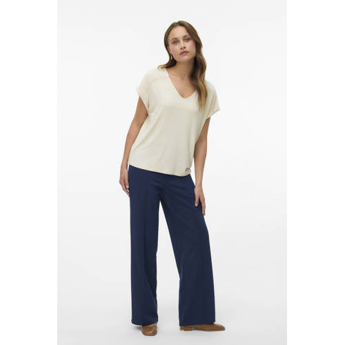 VERO MODA wide leg high waist palazzo broek afbeelding