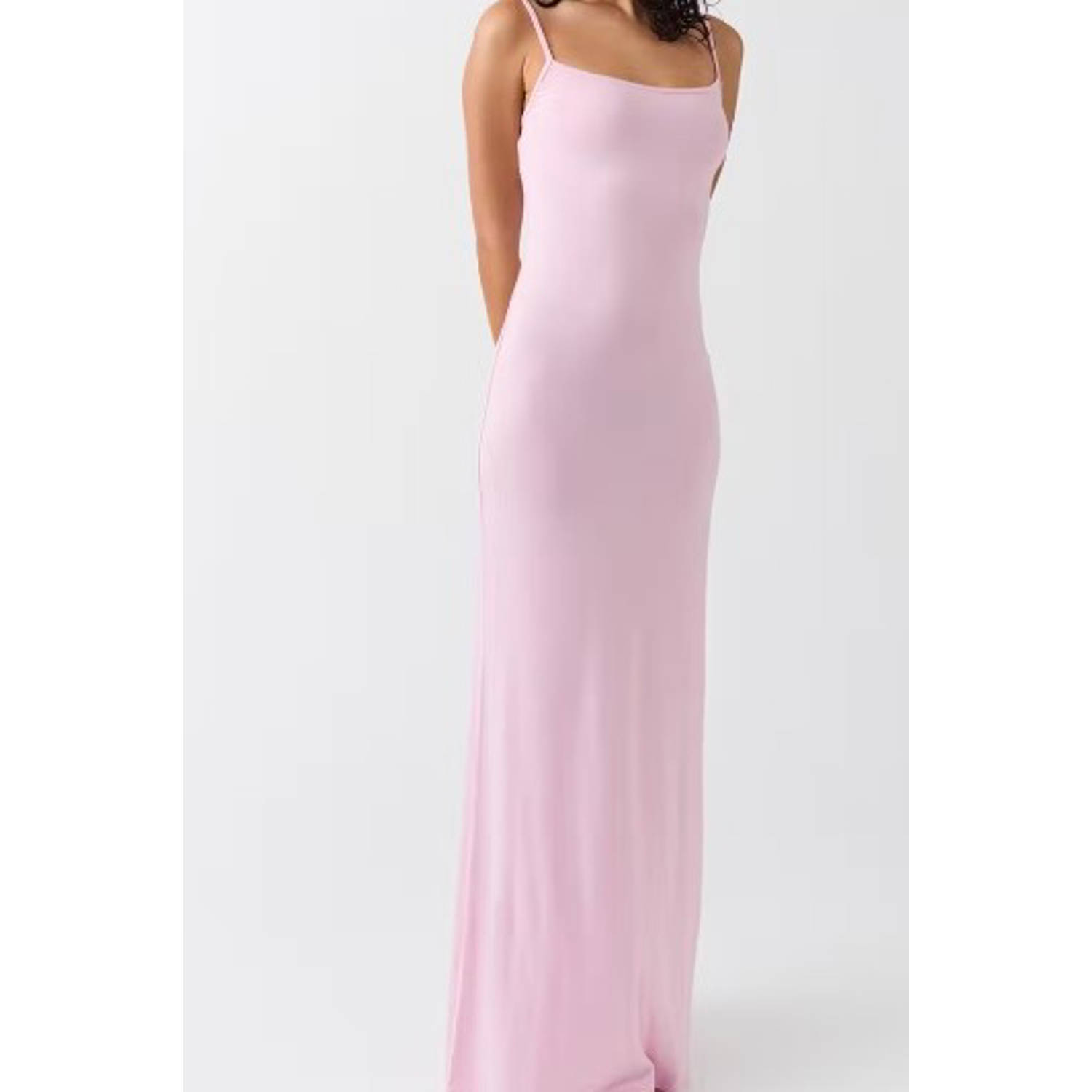 Gina Tricot maxi jurk lichtroze