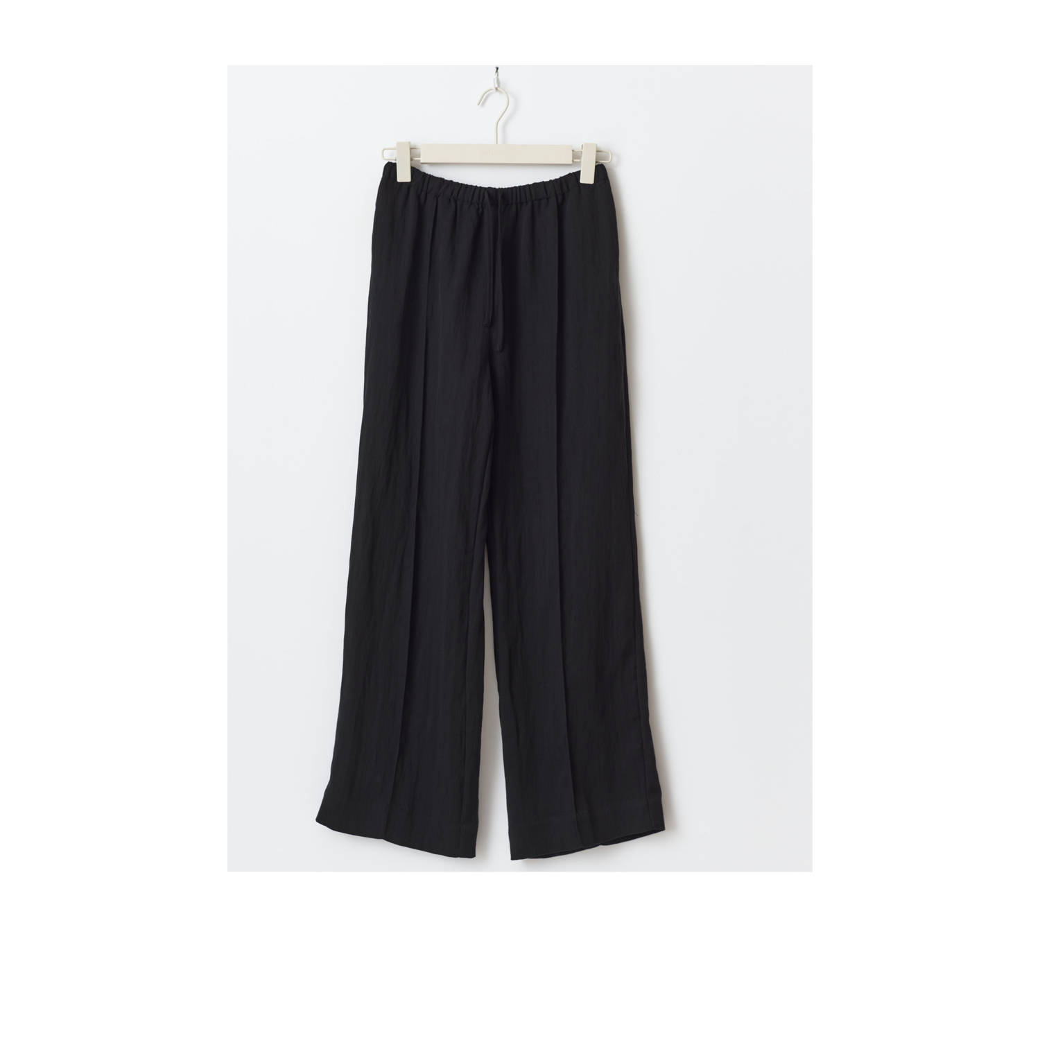 Gina Tricot wide leg regular waist broek zwart