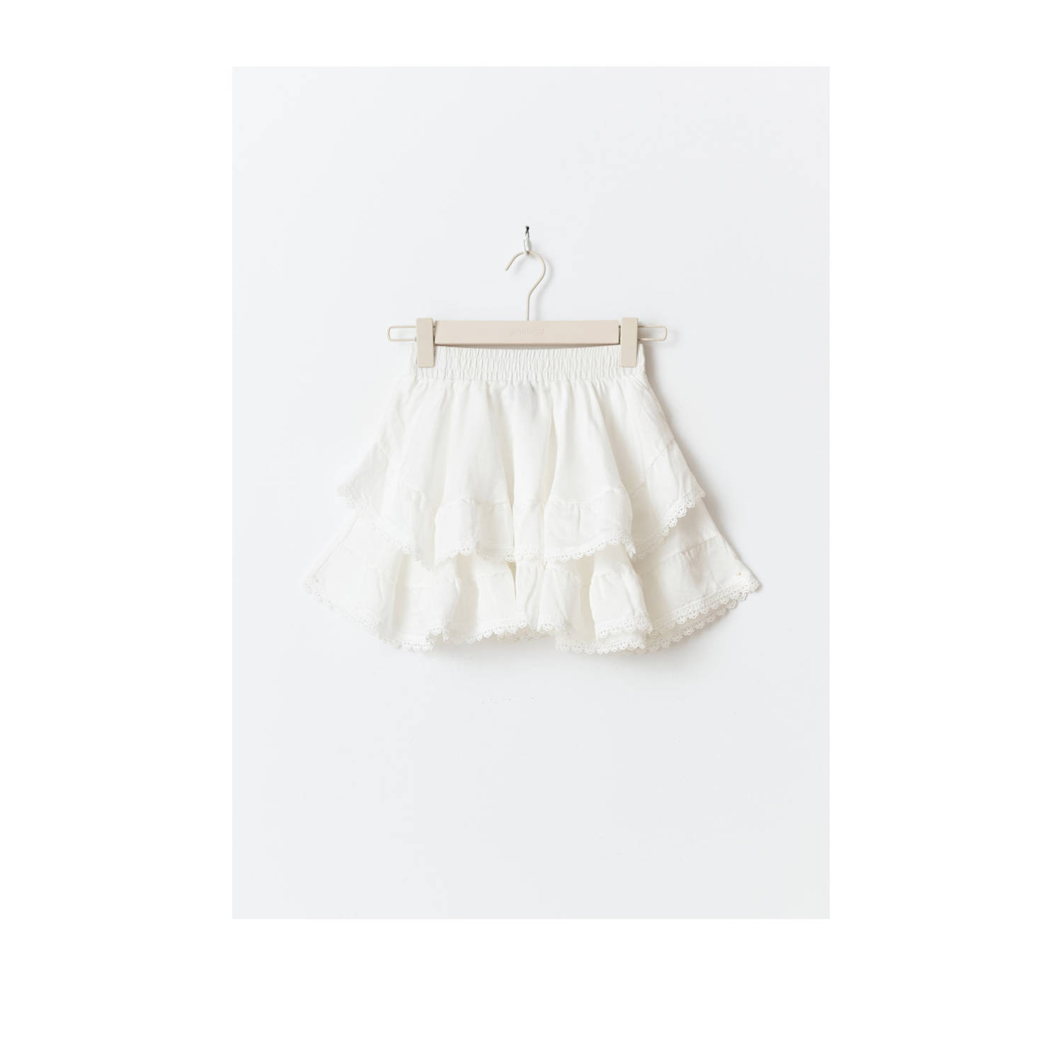 Gina Tricot Minirok met gehaakt kant model 'Boho'