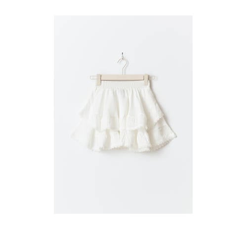 Gina Tricot korte rok wit afbeelding
