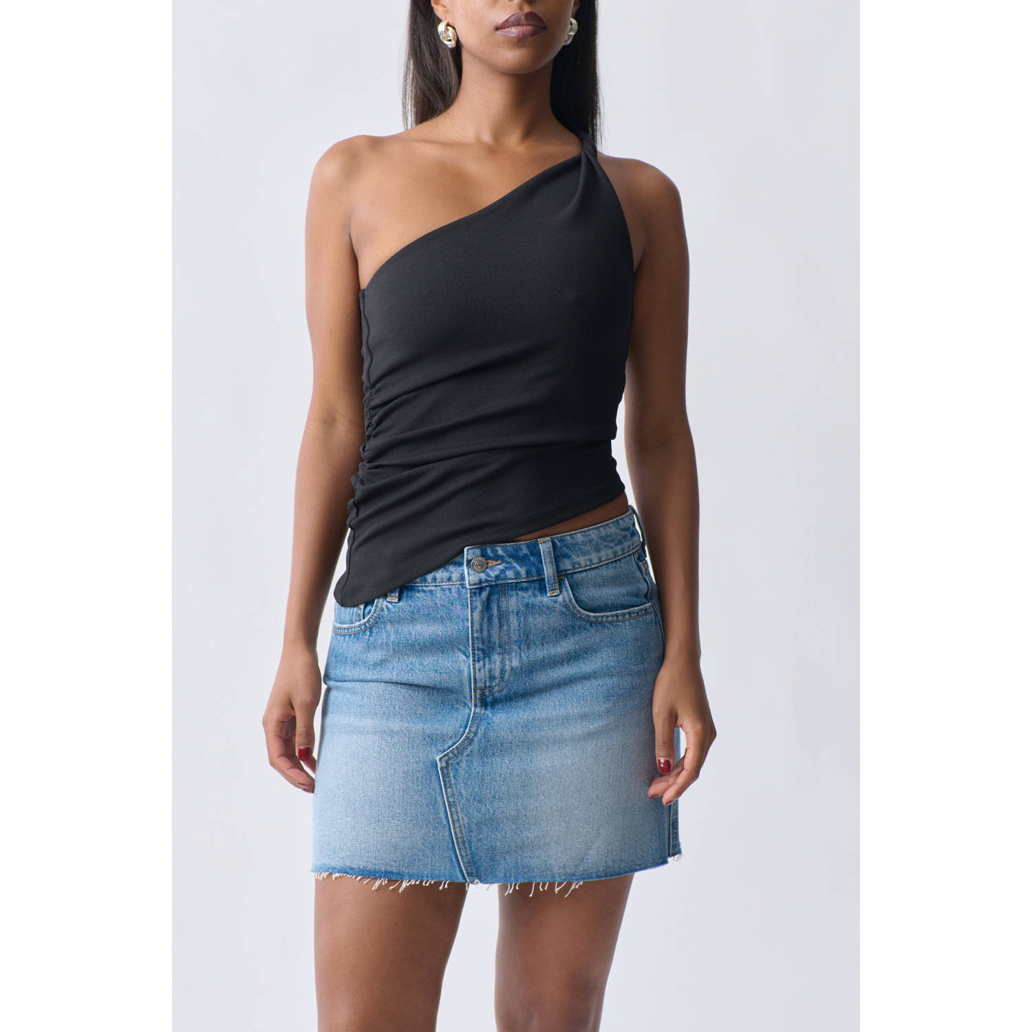 Gina Tricot top zwart