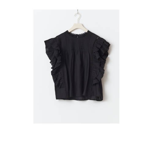 Gina Tricot top zwart afbeelding