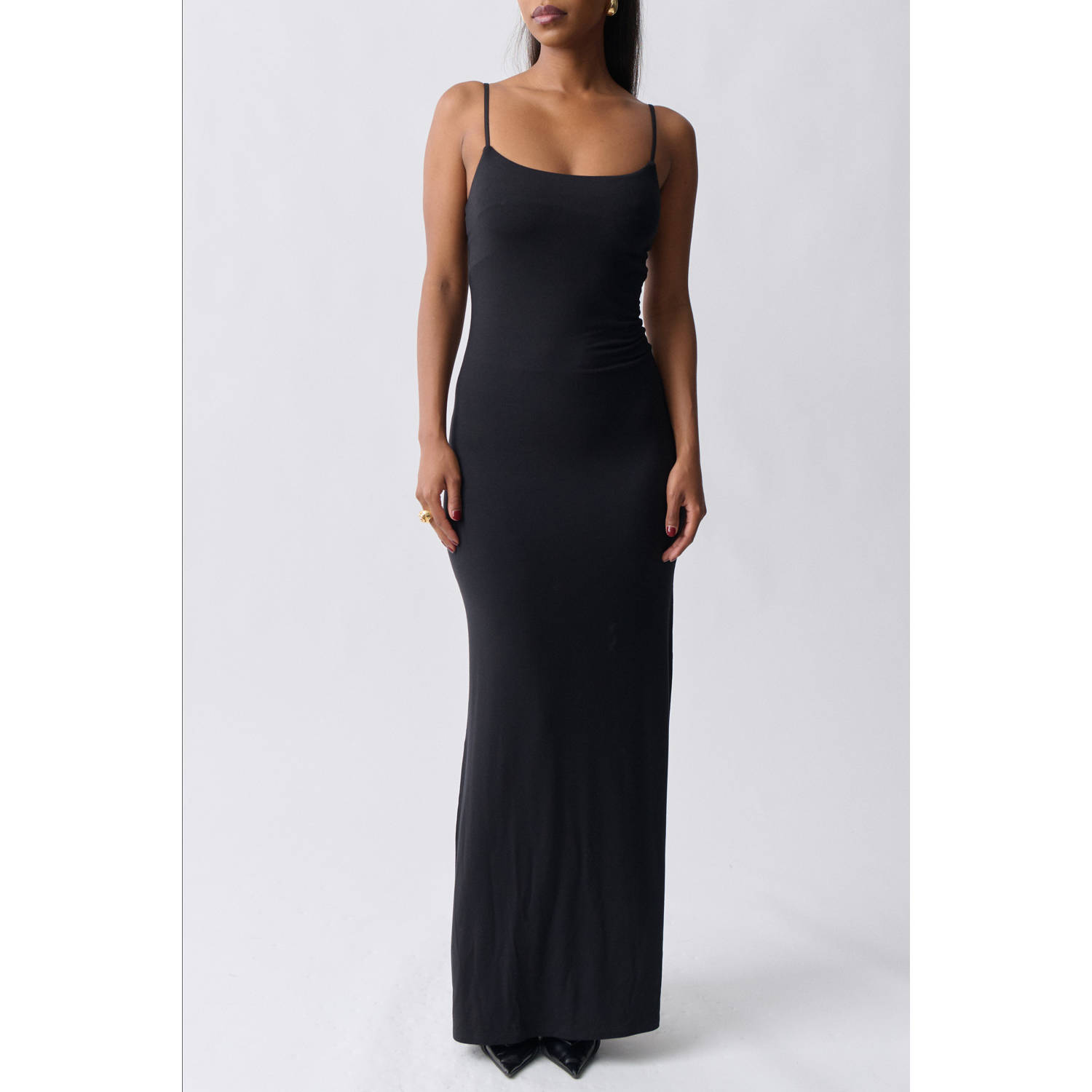 Gina Tricot Maxi-jurk met verstelbare spaghettibandjes