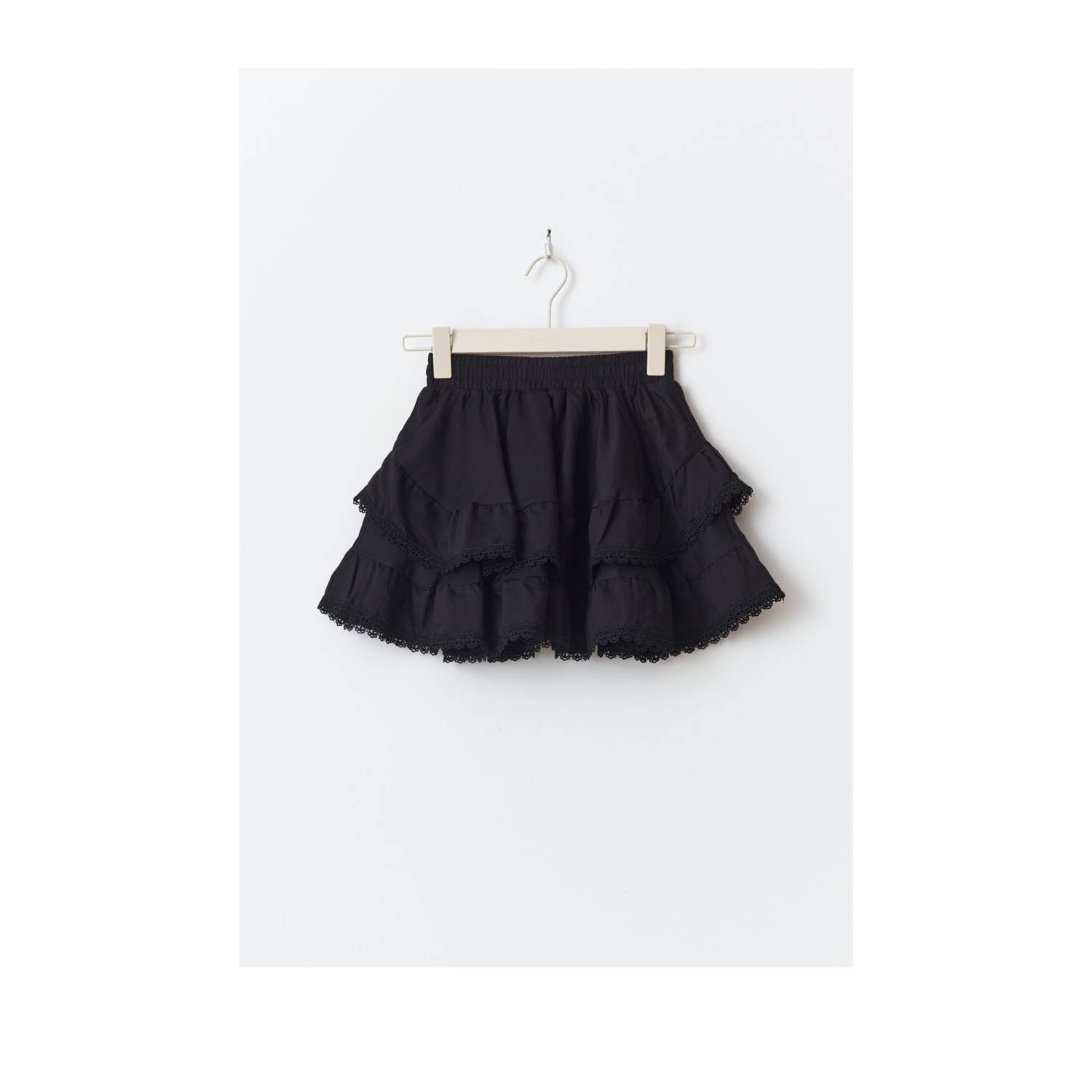 Gina Tricot Minirok met gehaakt kant model 'Boho'