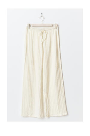wide leg regular waist broek