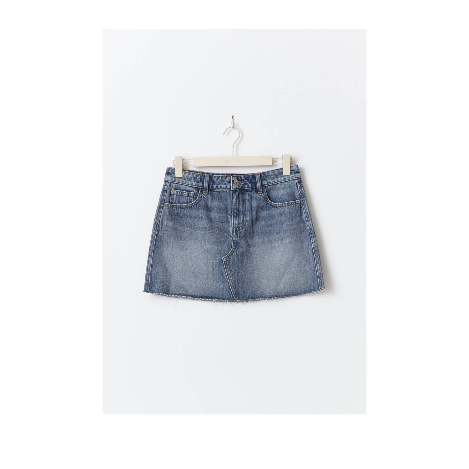 Gina Tricot denim spijkerrok medium blue denim