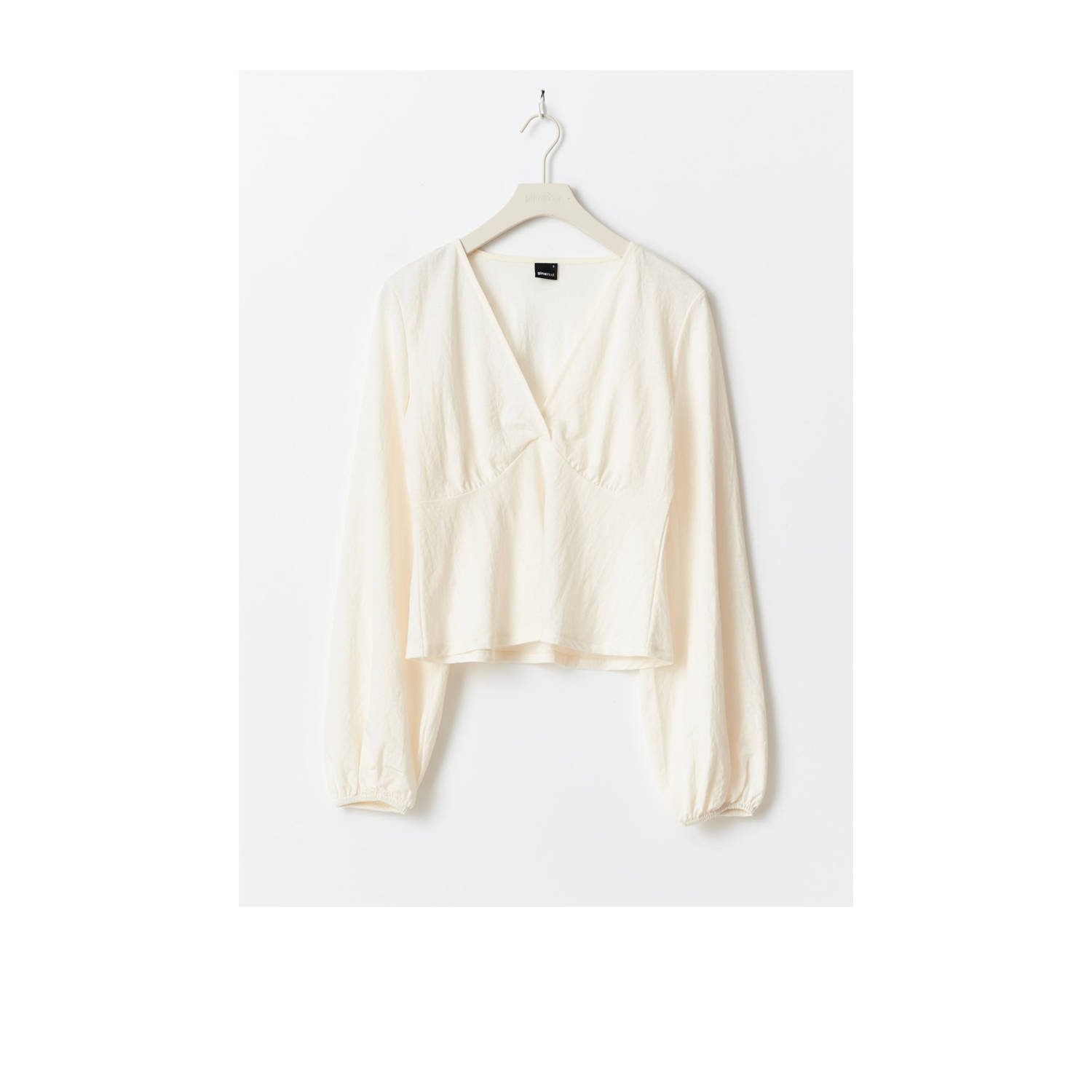 Gina Tricot top lichtgeel