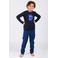 B.Nosy pyjama zwart/blauw