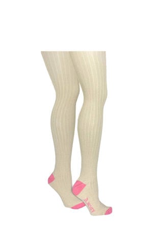 maillot ecru/roze