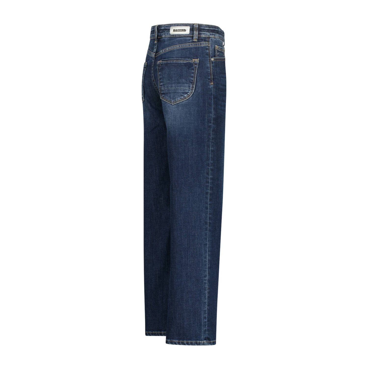 Raizzed high waist wide leg jeans dark blue denim