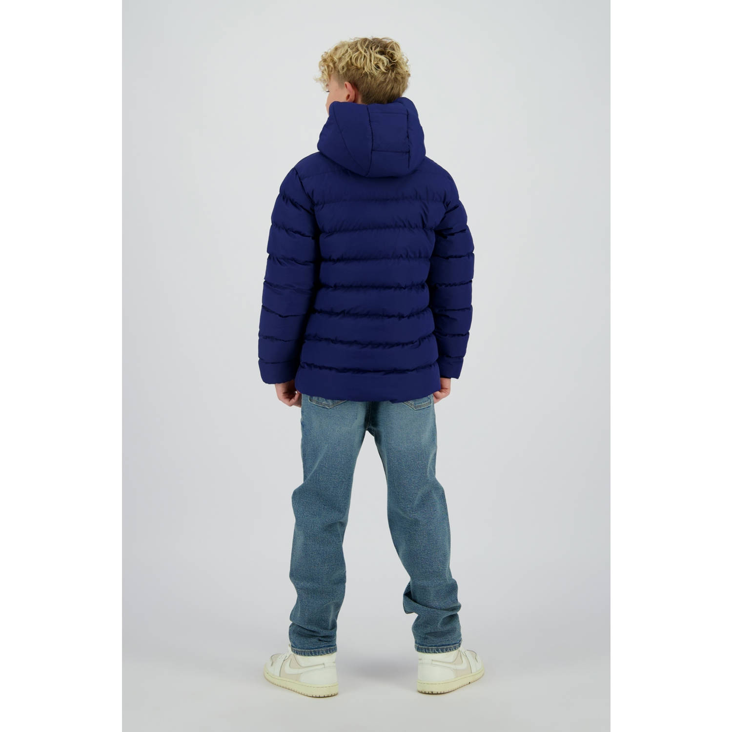 Raizzed gewatteerde jas donkerblauw
