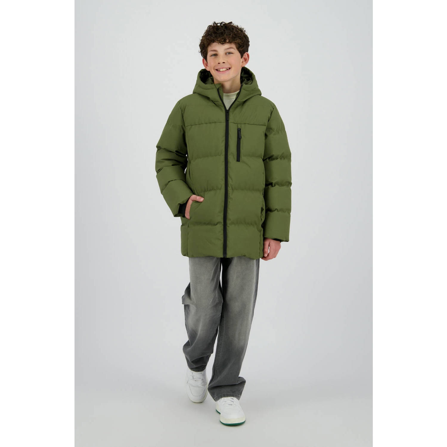 Raizzed parka donkergroen