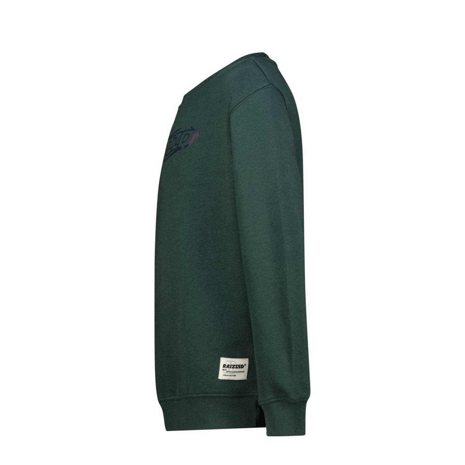 Raizzed sweater donkergroen