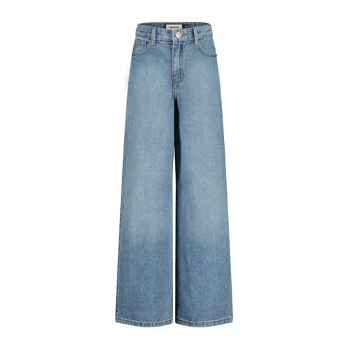 Raizzed high waist wide leg jeans medium blue denim afbeelding