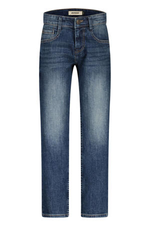 straight leg  jeans dark blue denim