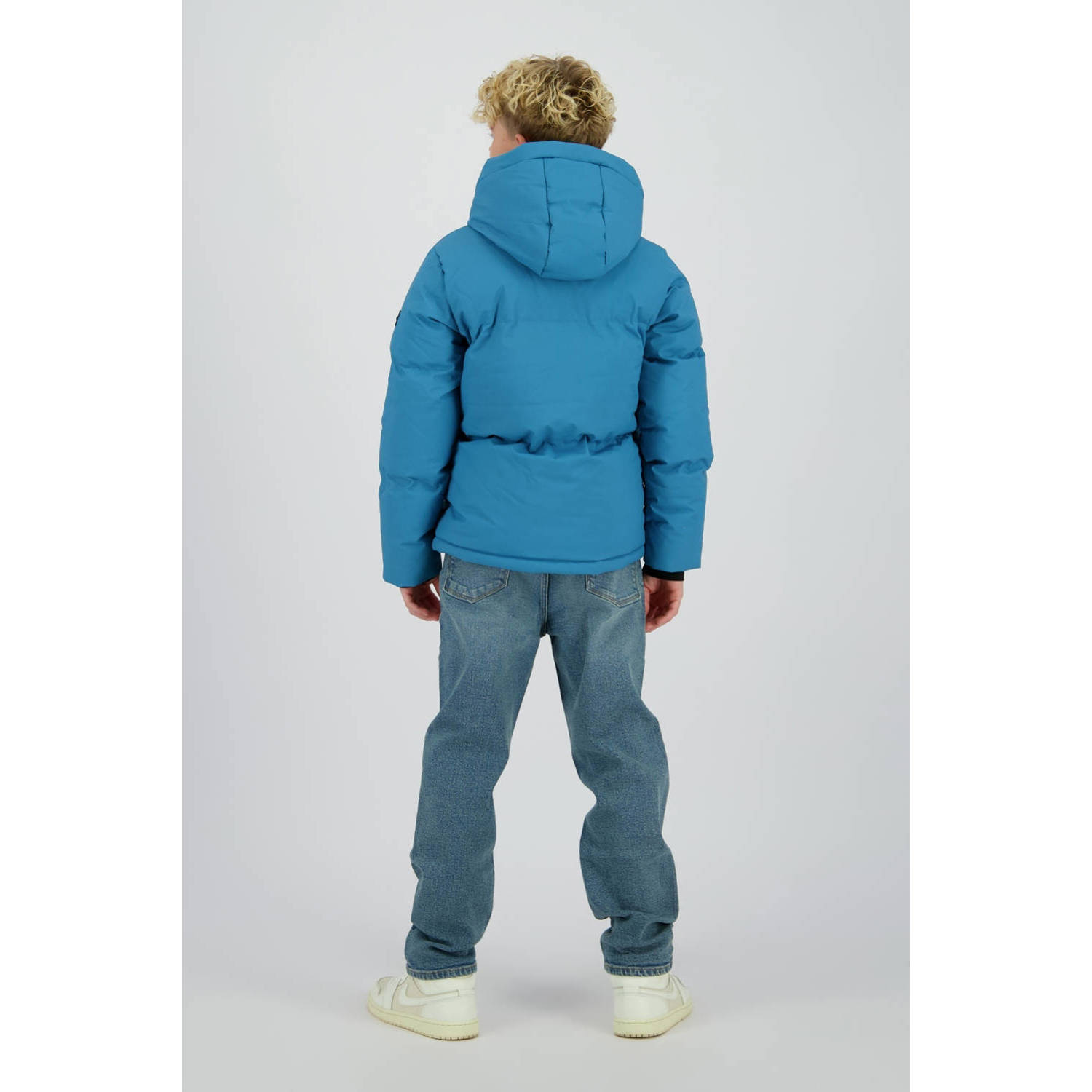 Raizzed gewatteerde jas blauw