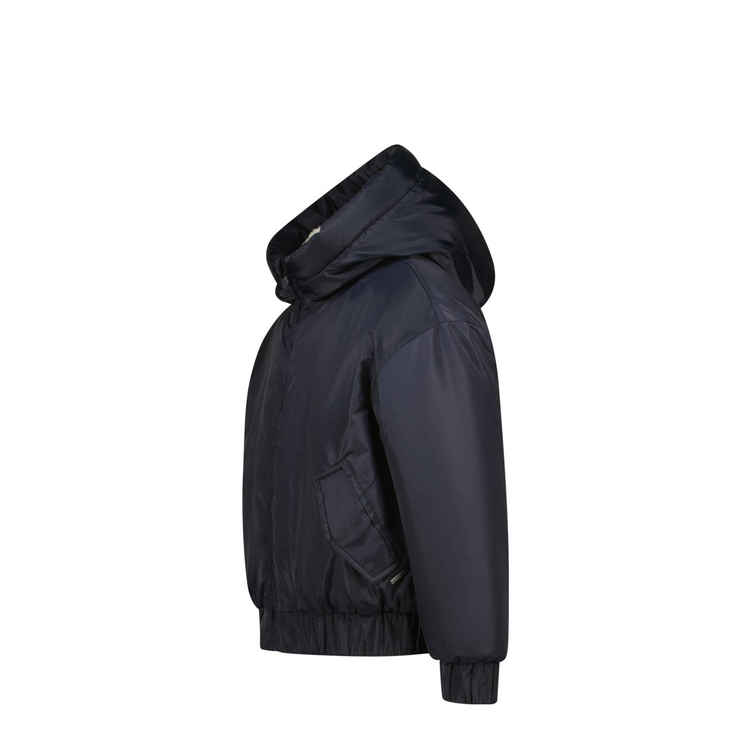 Raizzed gewatteerde jas donkerblauw