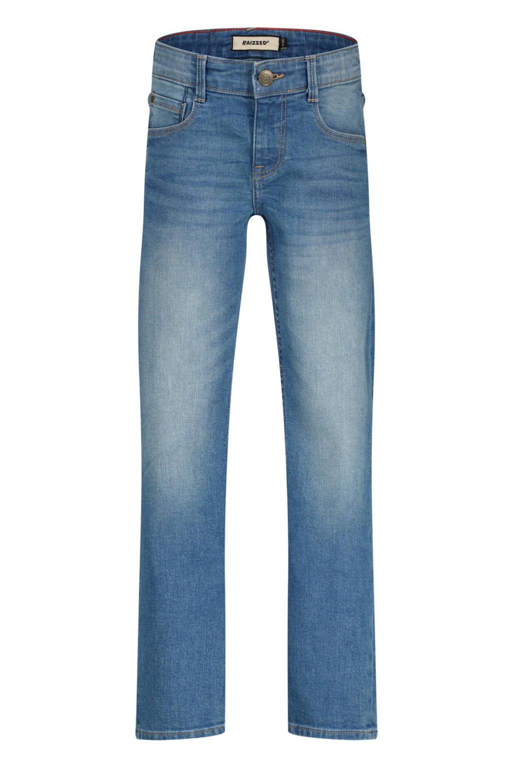 Medium blue denim jongens Raizzed regular waist regular fit jeans van katoen met effen