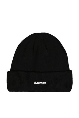 gebreide muts zwart
