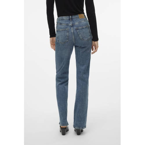 VERO MODA high waist wide leg jeans blauw afbeelding