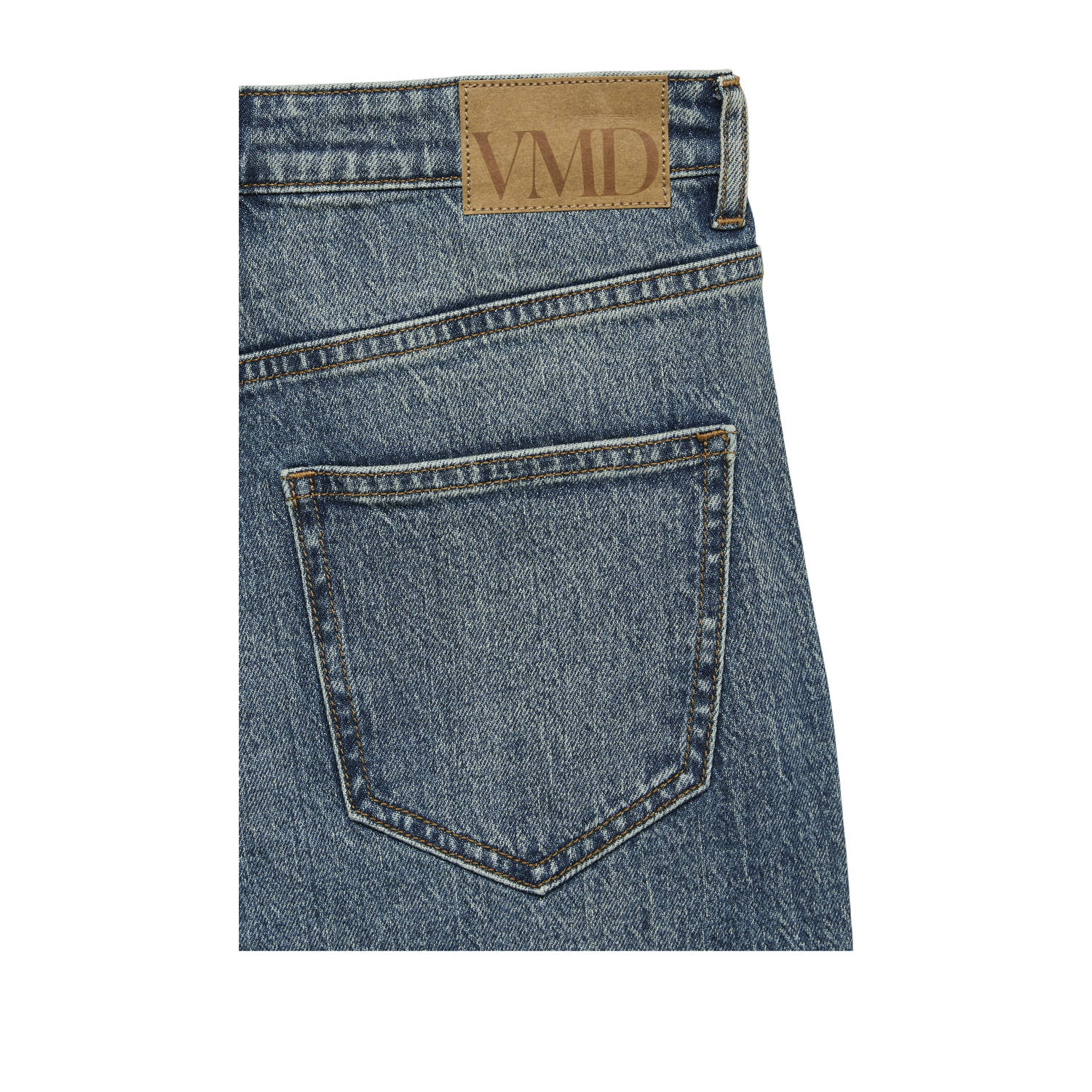 VERO MODA high waist wide leg jeans blauw