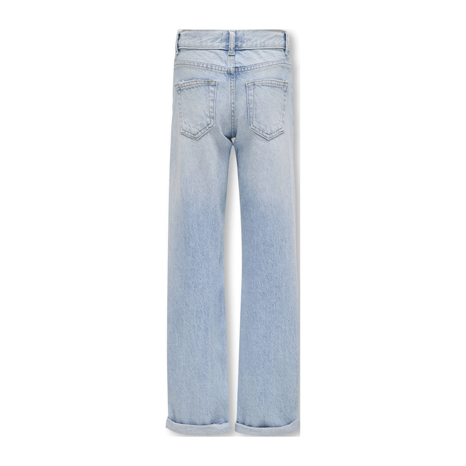 ONLY KIDS GIRL wide leg jeans light blue denim