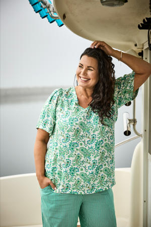 blousetop groen