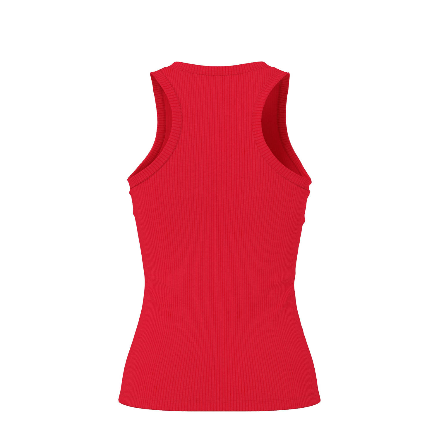 PIECES jersey mouwloze top roze