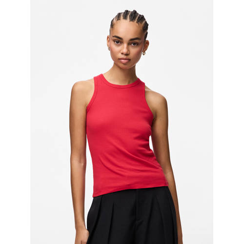 PIECES jersey mouwloze top roze afbeelding