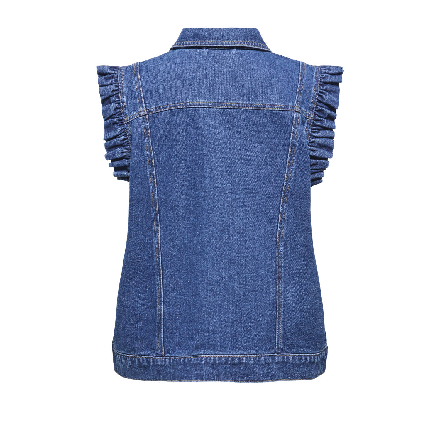 ONLY denim gilet medium blue denim