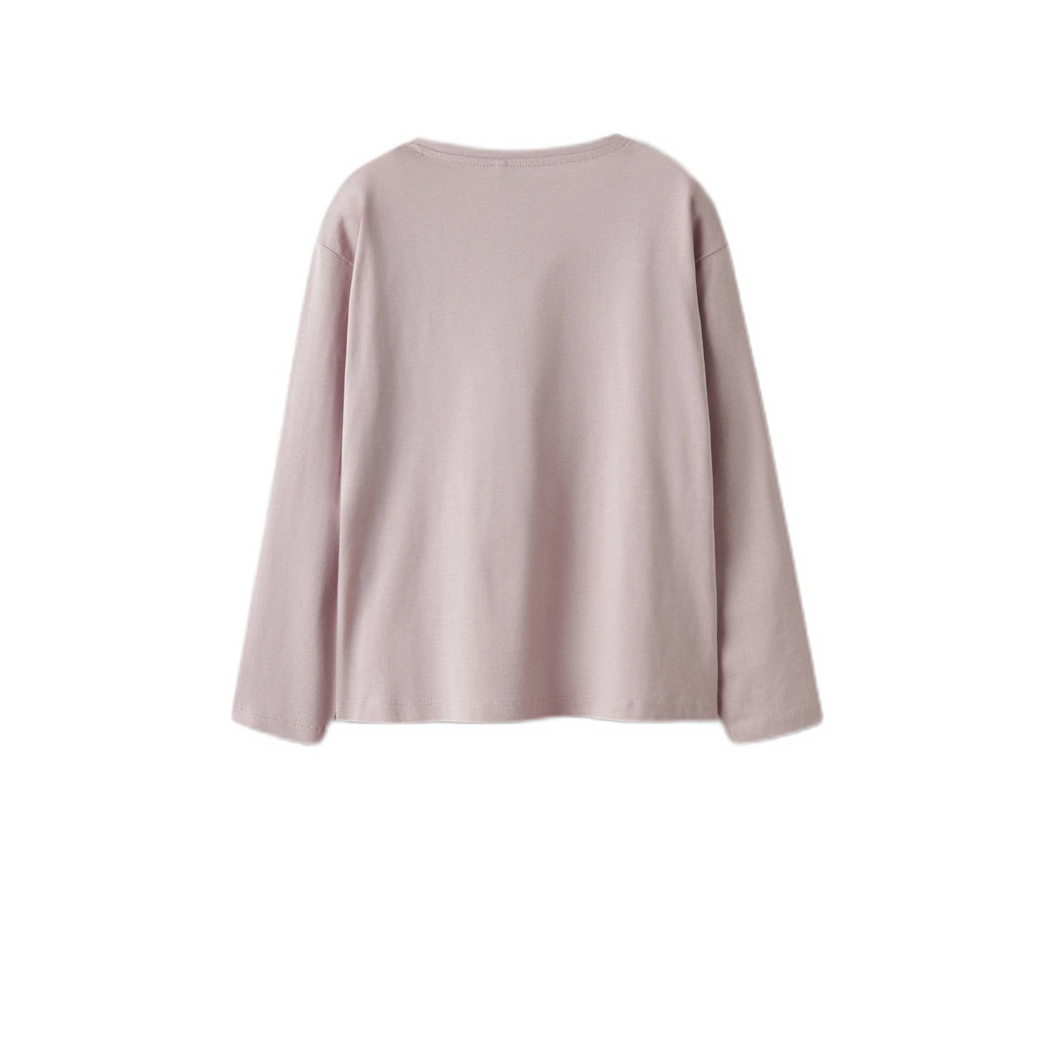 NAME IT KIDS longsleeve NKFVEEN set van 2 lila donkerblauw