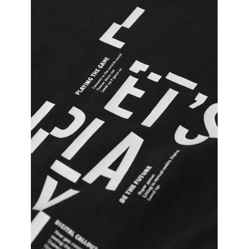 NAME IT KIDS longsleeve - set van 2 zwart/wit afbeelding
