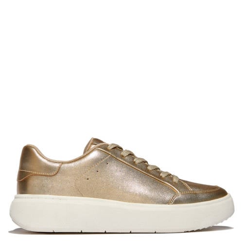 FitFlop TM E5T leren sneakers goud afbeelding