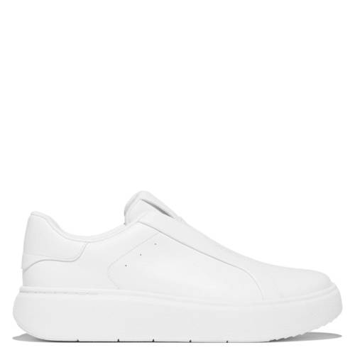 FitFlop TM E4T leren slip-on sneakers wit afbeelding