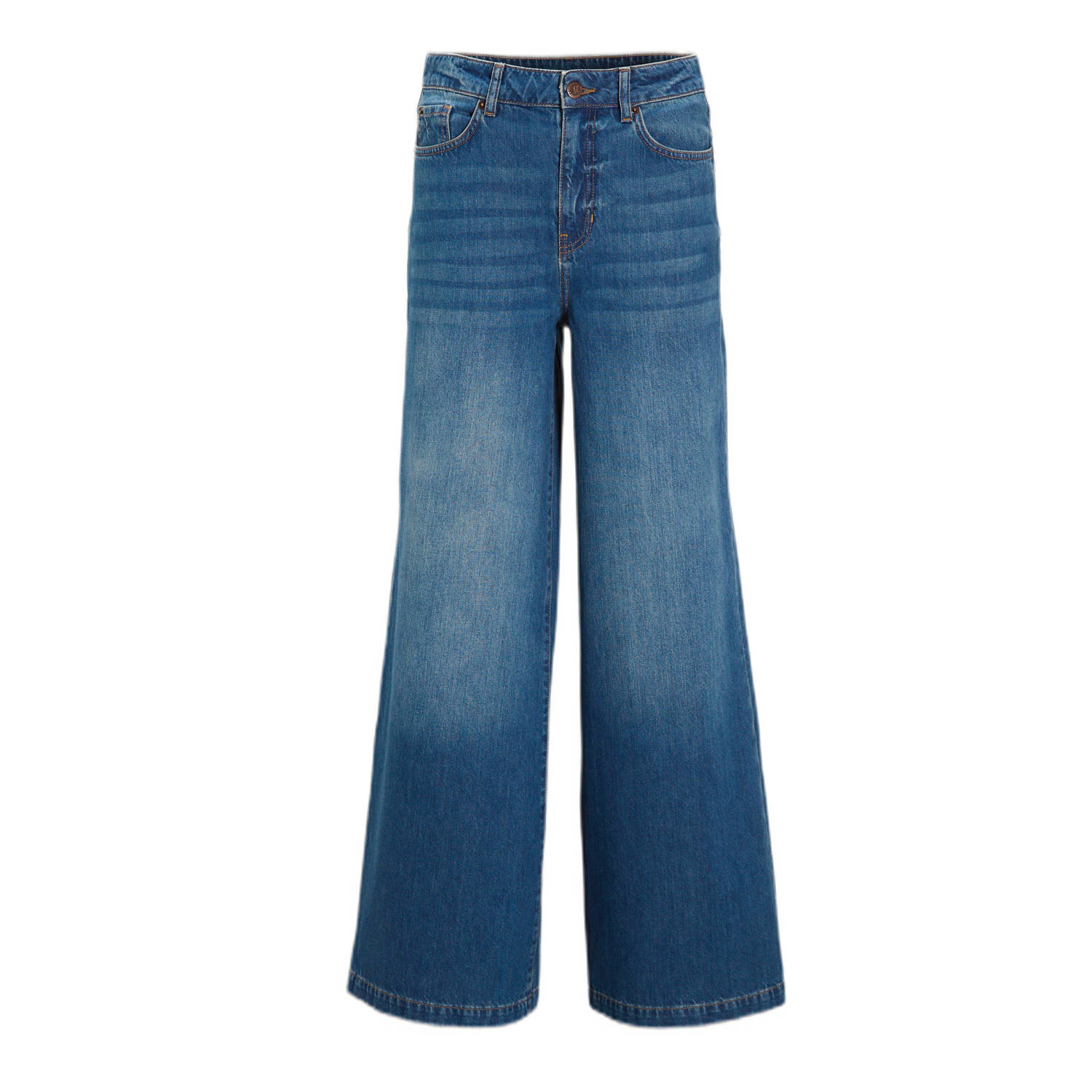 Anytime palazzo wide leg jeans blauw