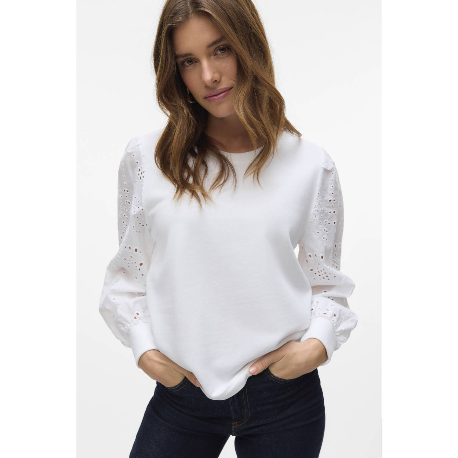 VERO MODA pullover trui wit