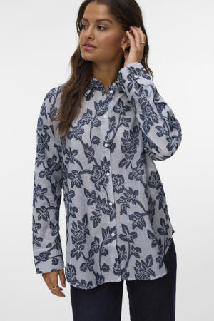 blouse donkerblauw