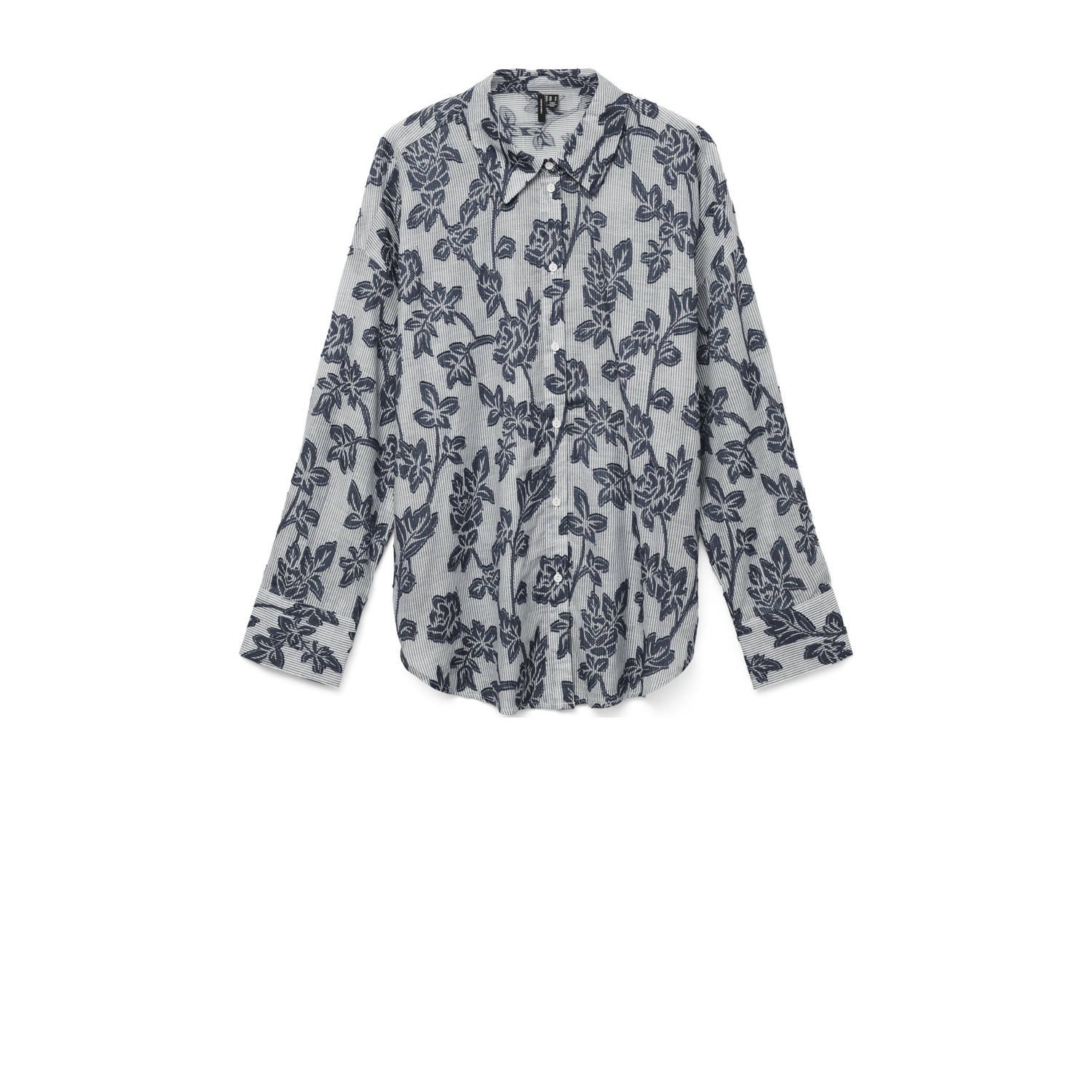VERO MODA blouse donkerblauw