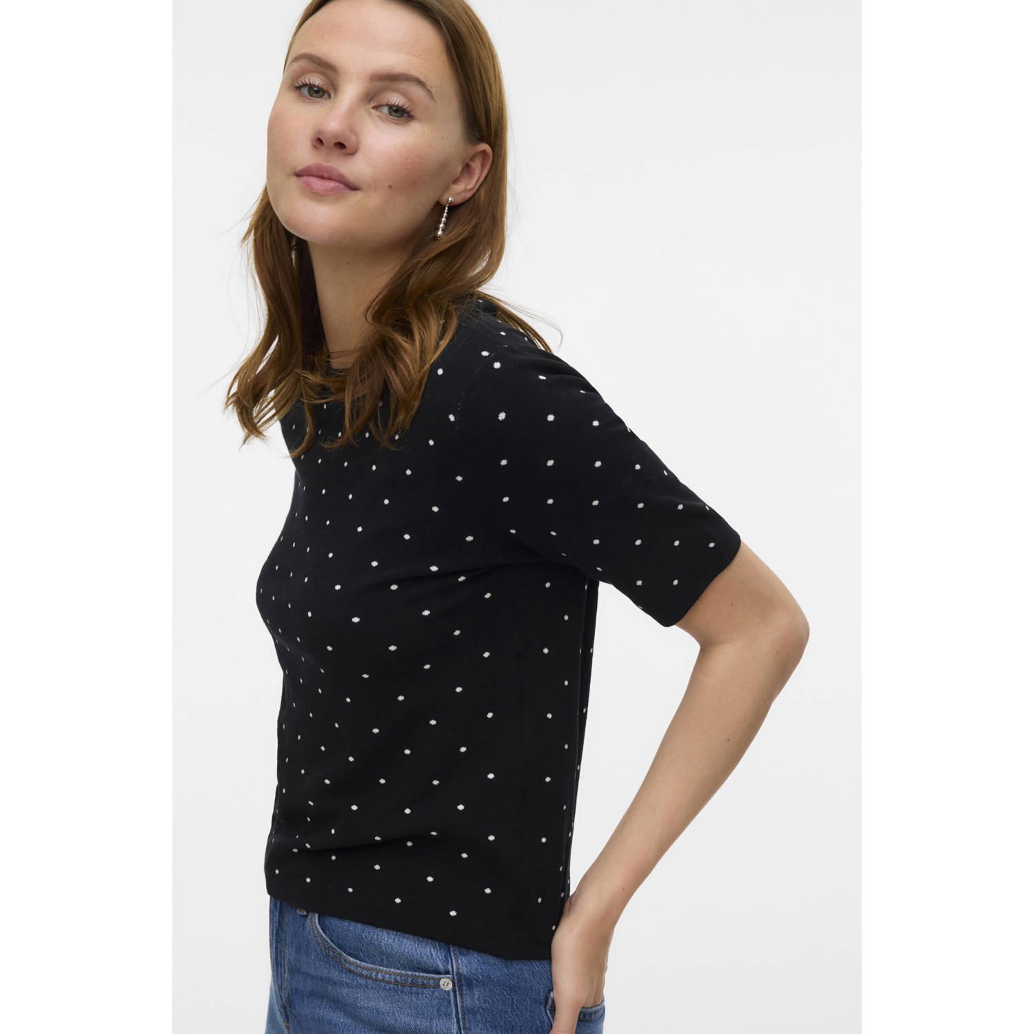 VERO MODA gebreide trui zwart
