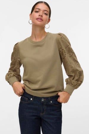 pullover trui groen