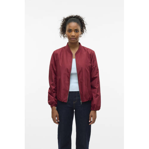 VERO MODA bomberjack donkerrood afbeelding