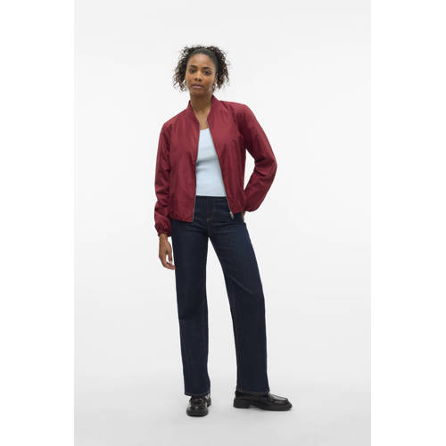 VERO MODA bomberjack donkerrood afbeelding