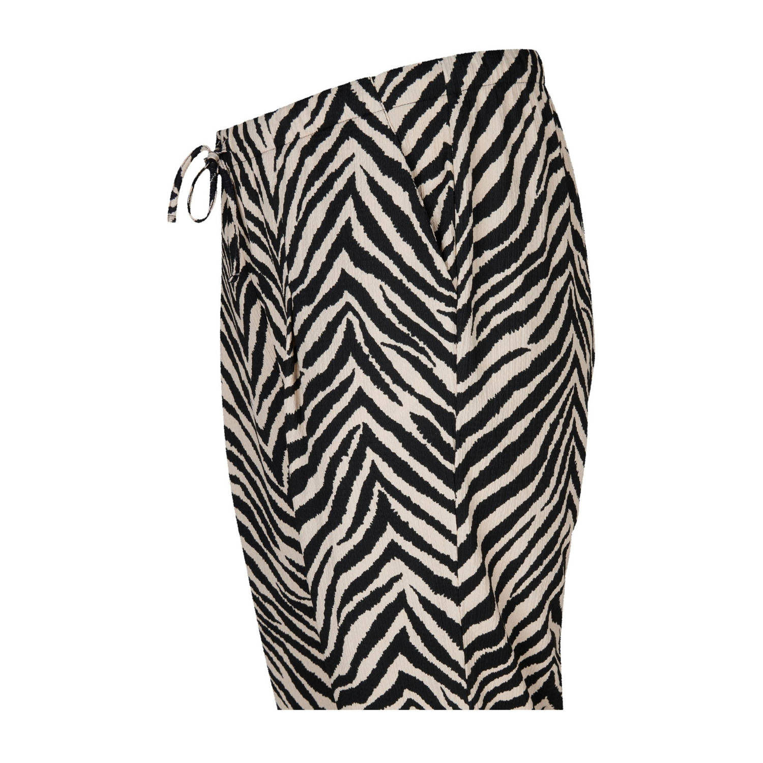 Miss Etam Plus slim regular waist broek zwart